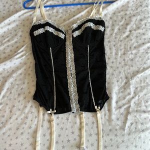 Dolce & Gabana lace and mesh corset size 0. Bust size 32C or 34B
